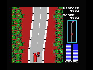 Road Fighter screenshot 4 for MSX